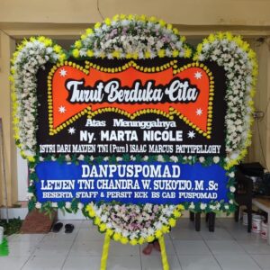 papan bunga sampai pengirim