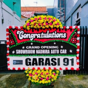 papan bunga congratulations