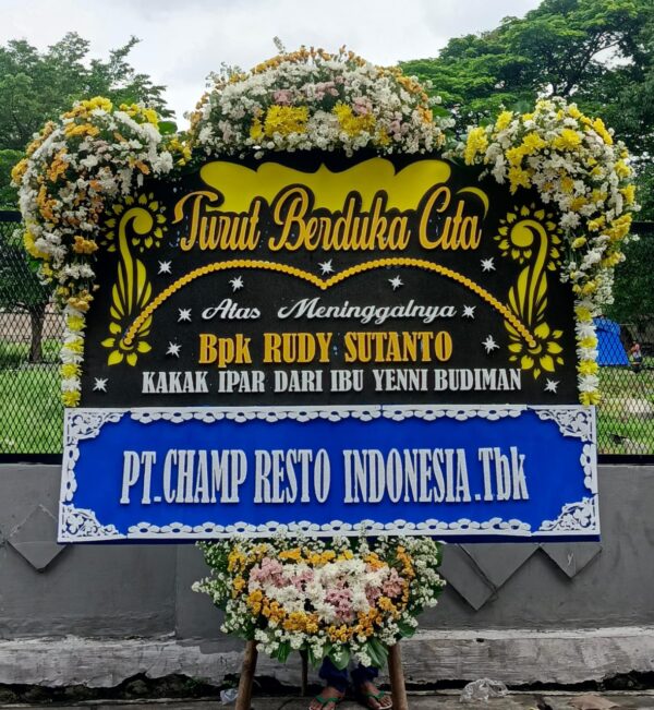 bunga papan duka cita