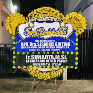 bunga papan duka cita