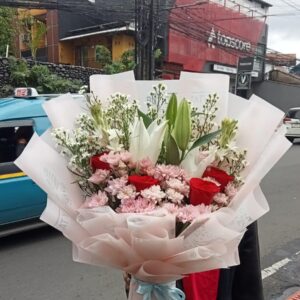 buket bunga Lily