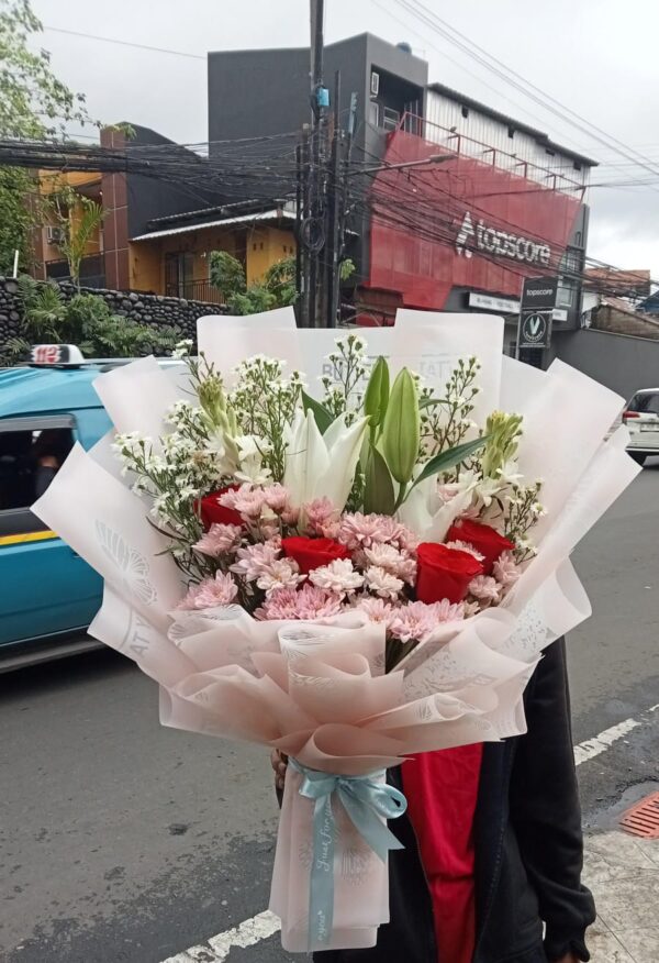 buket bunga Lily